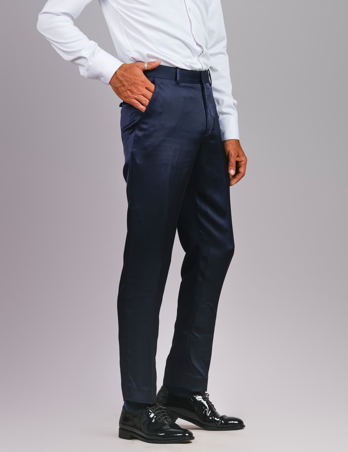 QUẦN TUXEDO VẢI PHI LỤA MỀM MẠI