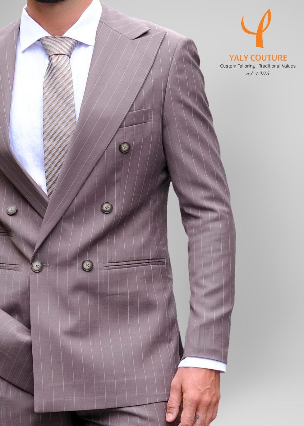 ÁO JACKET Ý SỌC MOKA