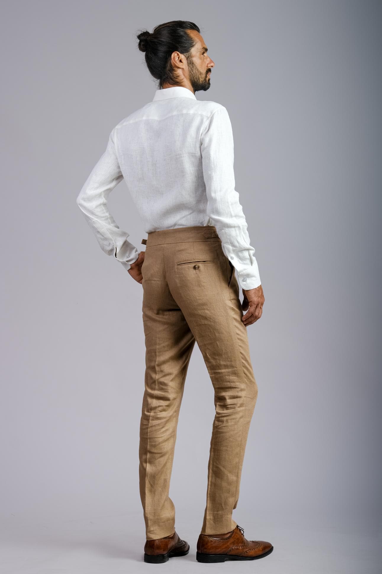 QUẦN LINEN MÀU BE
