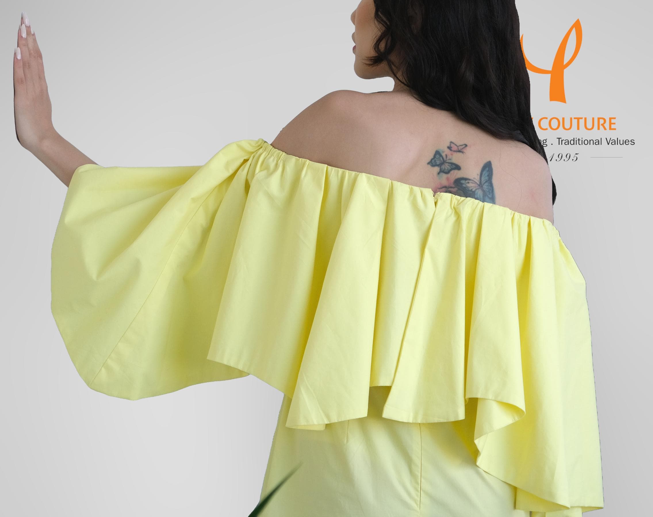 ĐẦM COTTON TRỄ VAI
