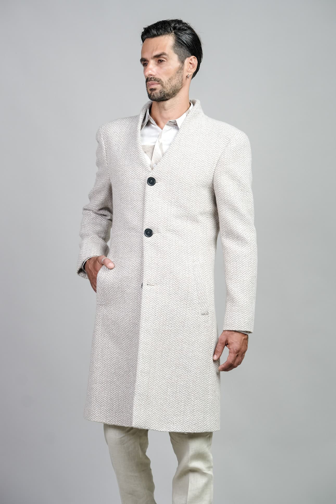 ÁO KHOÁC DẠ VÀ QUẦN LINEN BE