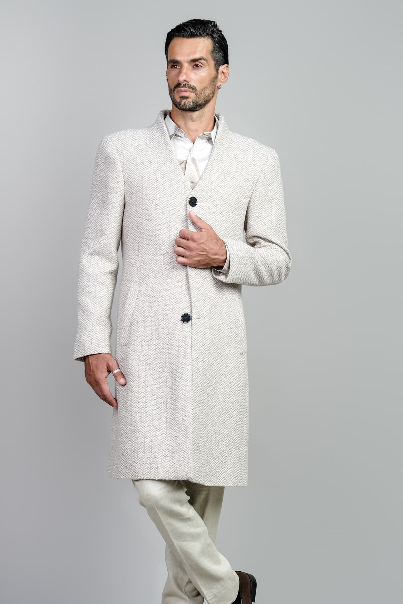 ÁO KHOÁC DẠ VÀ QUẦN LINEN BE