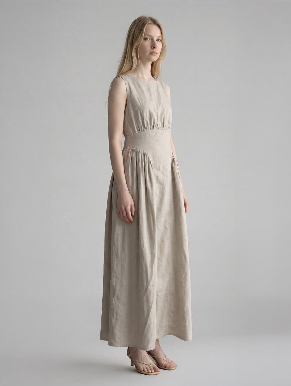 DUNE LINEN DRESS