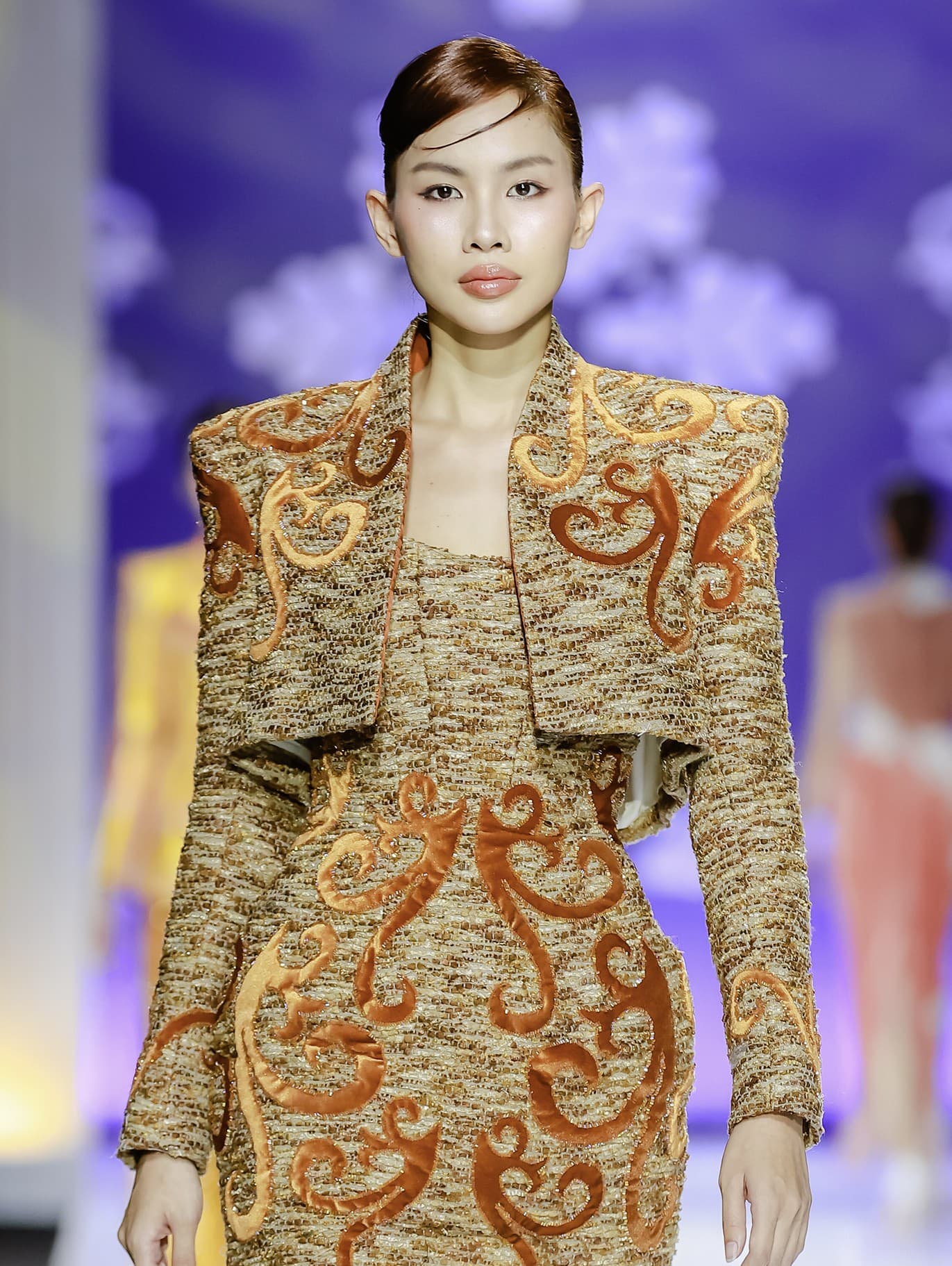 BURNT AMBER BOLERO