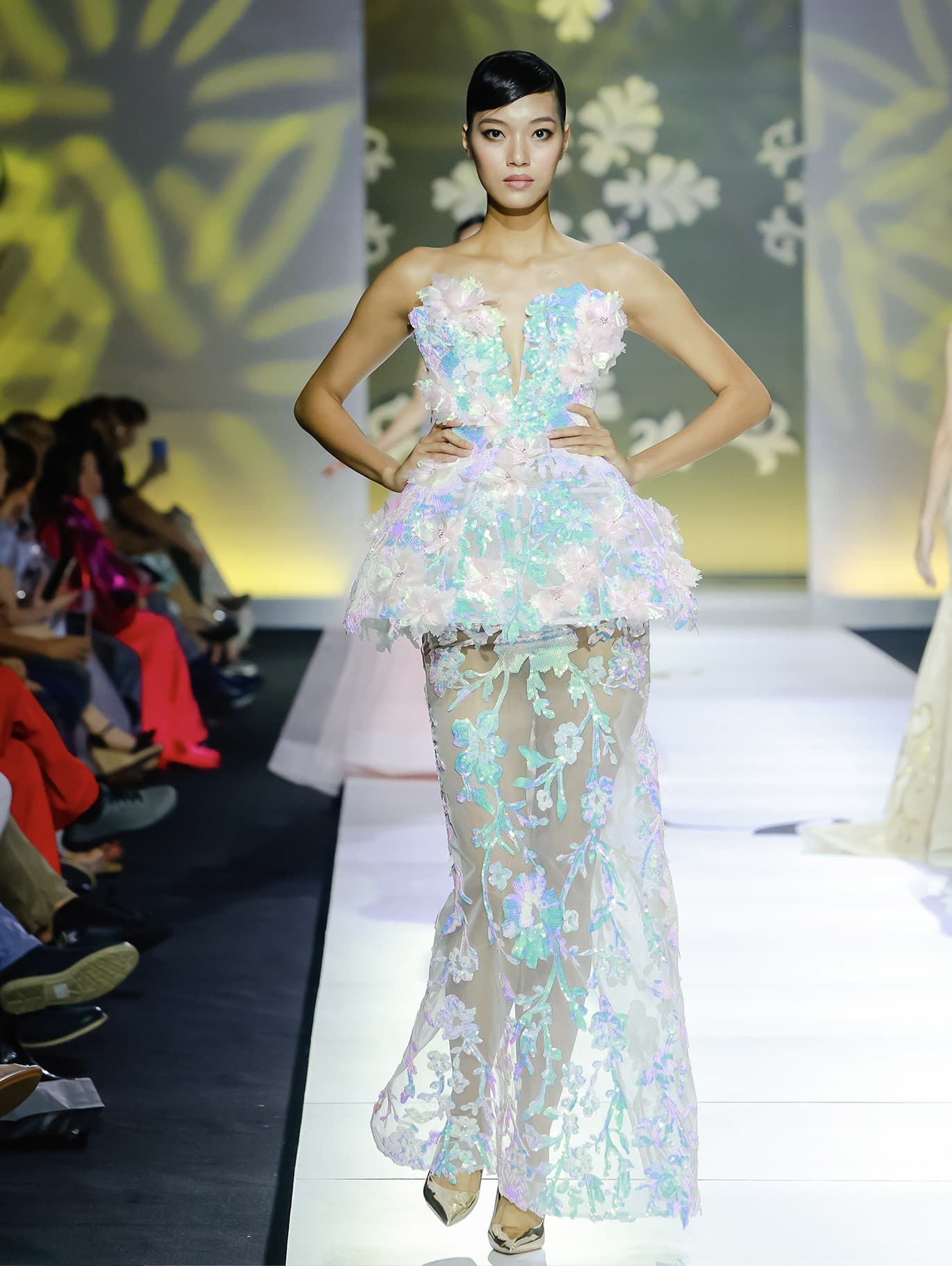 IRIDESCENT BLOOM DRESS