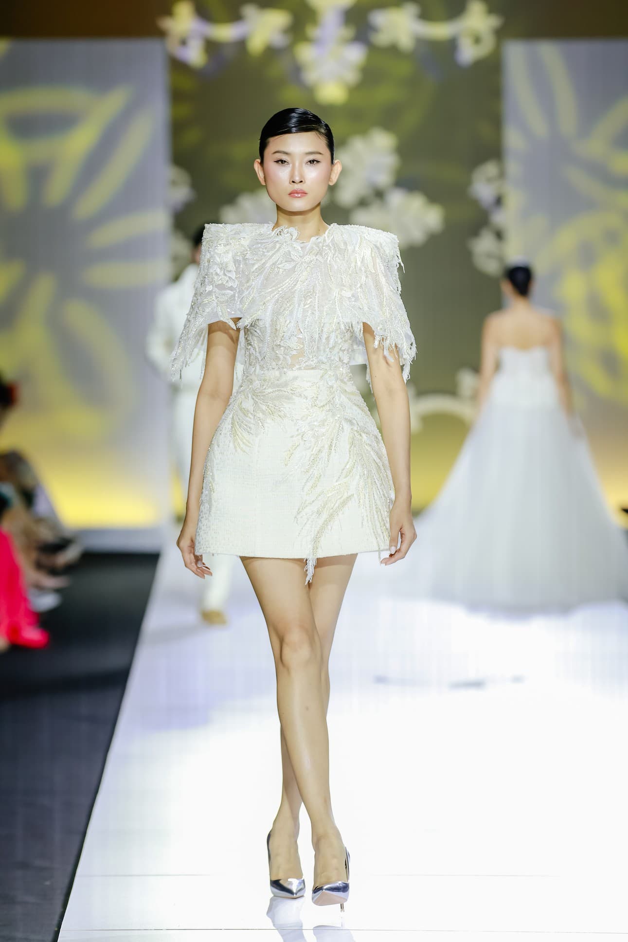 IVORY FLOWING DRESS