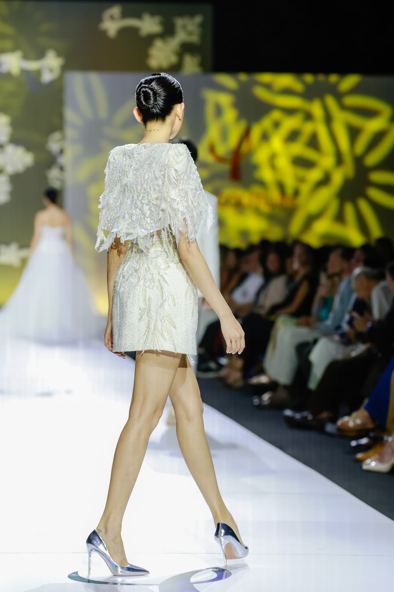 IVORY FLOWING DRESS