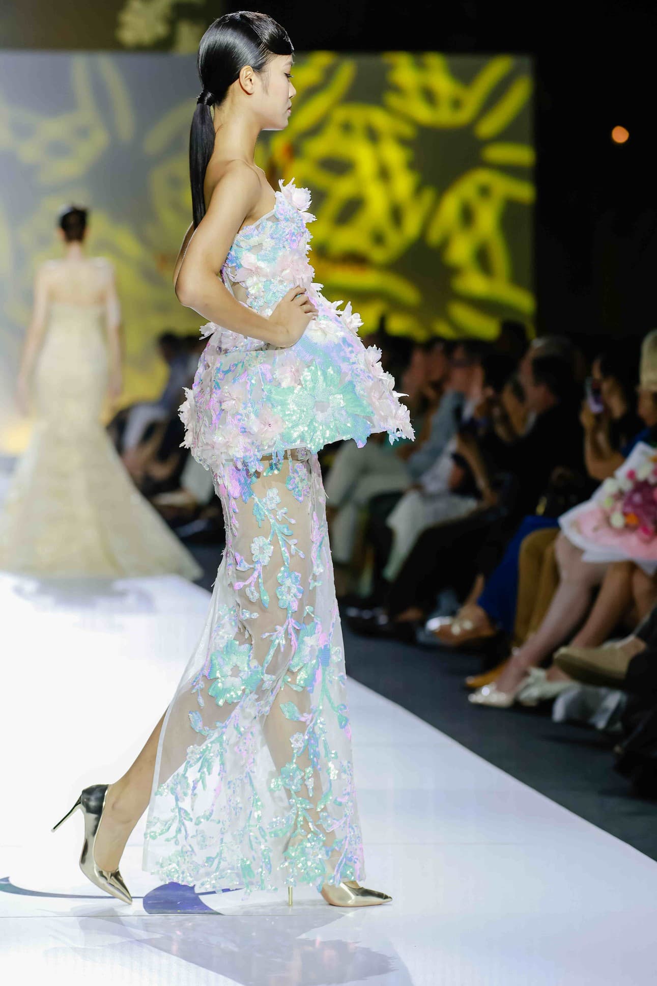IRIDESCENT BLOOM DRESS
