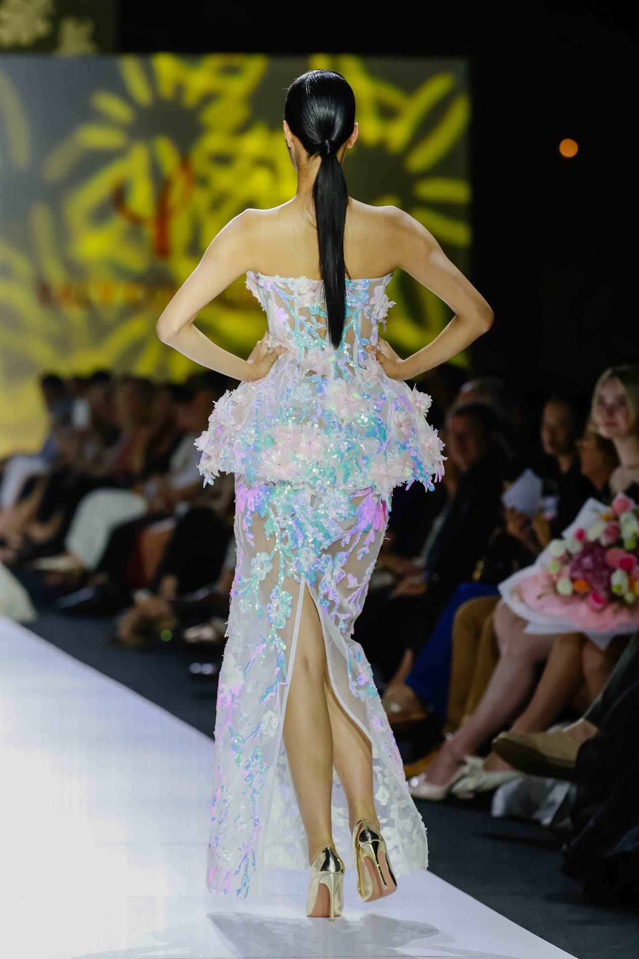 IRIDESCENT BLOOM DRESS