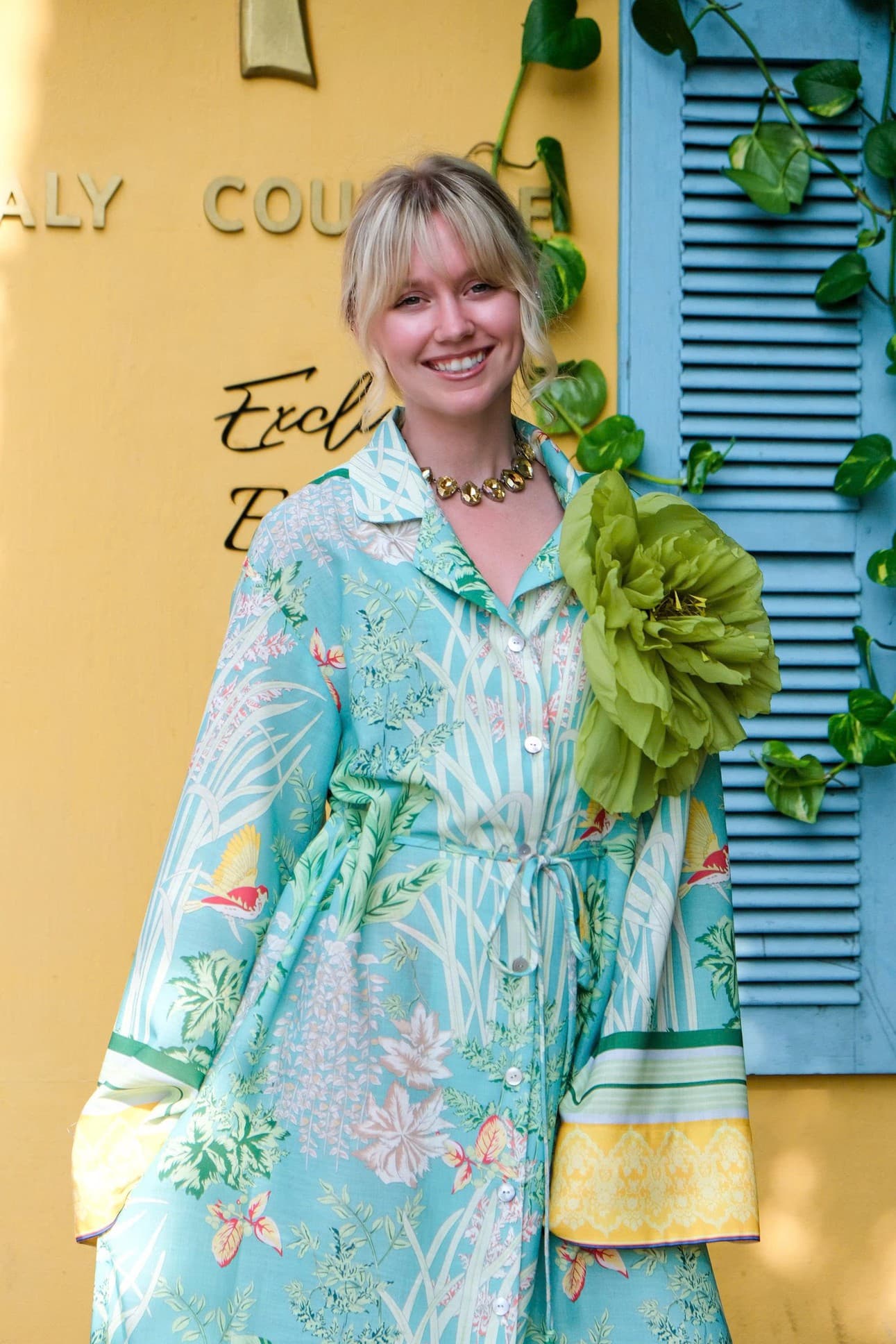 ĐẦM LINEN CỔ RỜ VE DÁNG KIMONO.