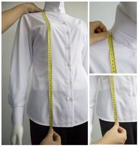 How to take shirt length mesurement