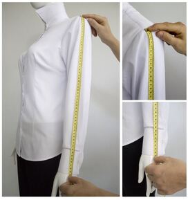 How to take sleeves length measurement